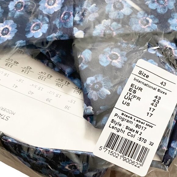 SAND COPENHAGEN 8017 Iver 2 Medium Blue Button Down Shirt - Picture 3 of 4